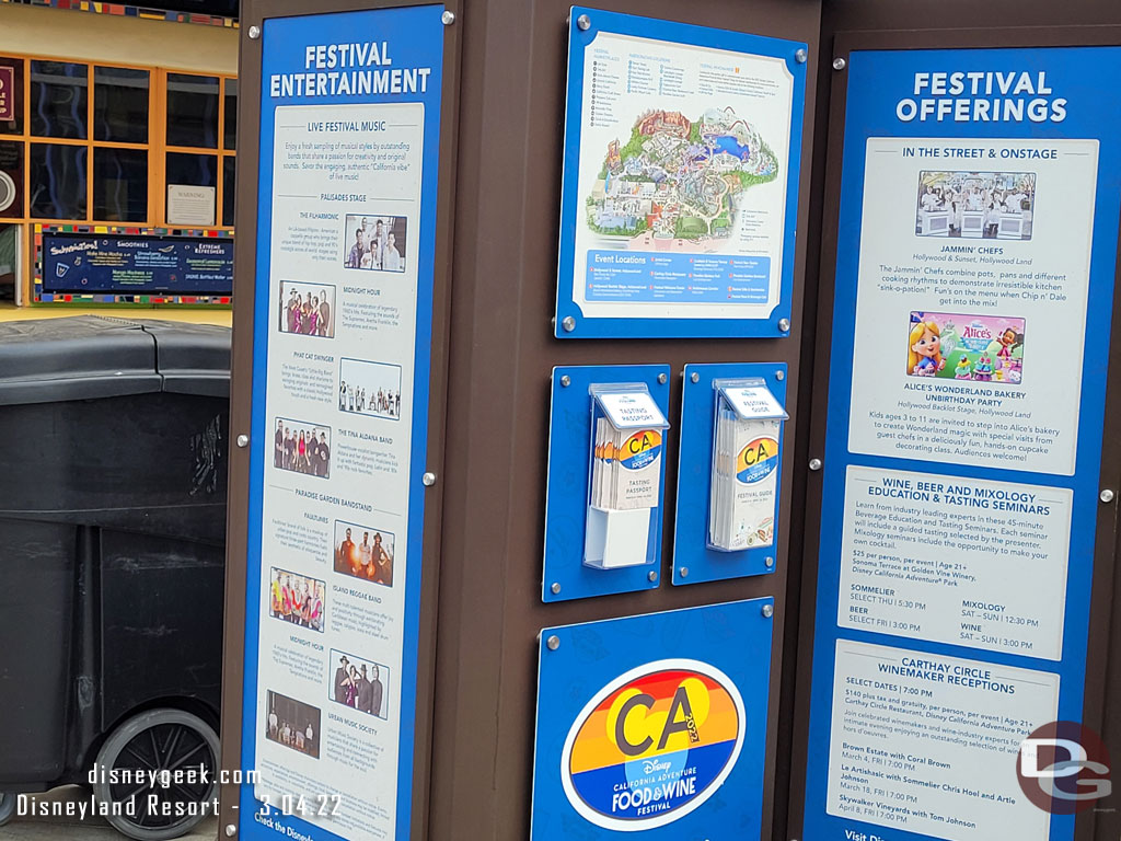 Hollywood Land has a marketplace as well as hosts some of the entertainment for the festival.