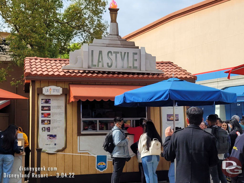 The LA Style marketplace is in Hollywood Land.