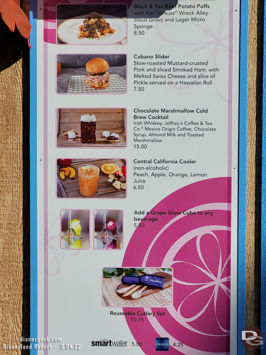 The D-Lish Marketplace Menu