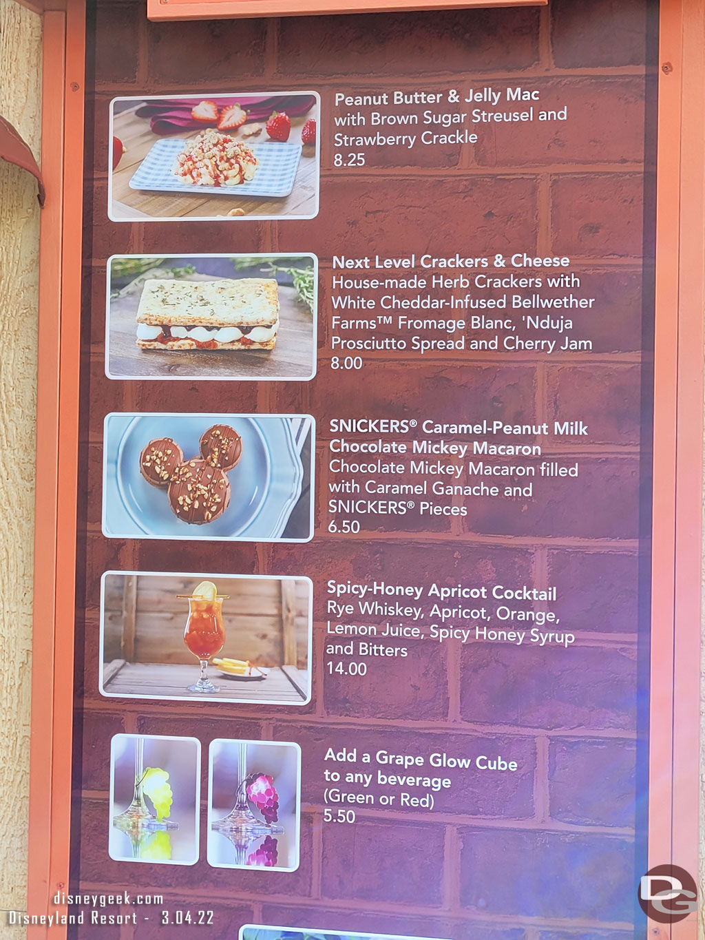 Nuts About Cheese Marketplace Menu