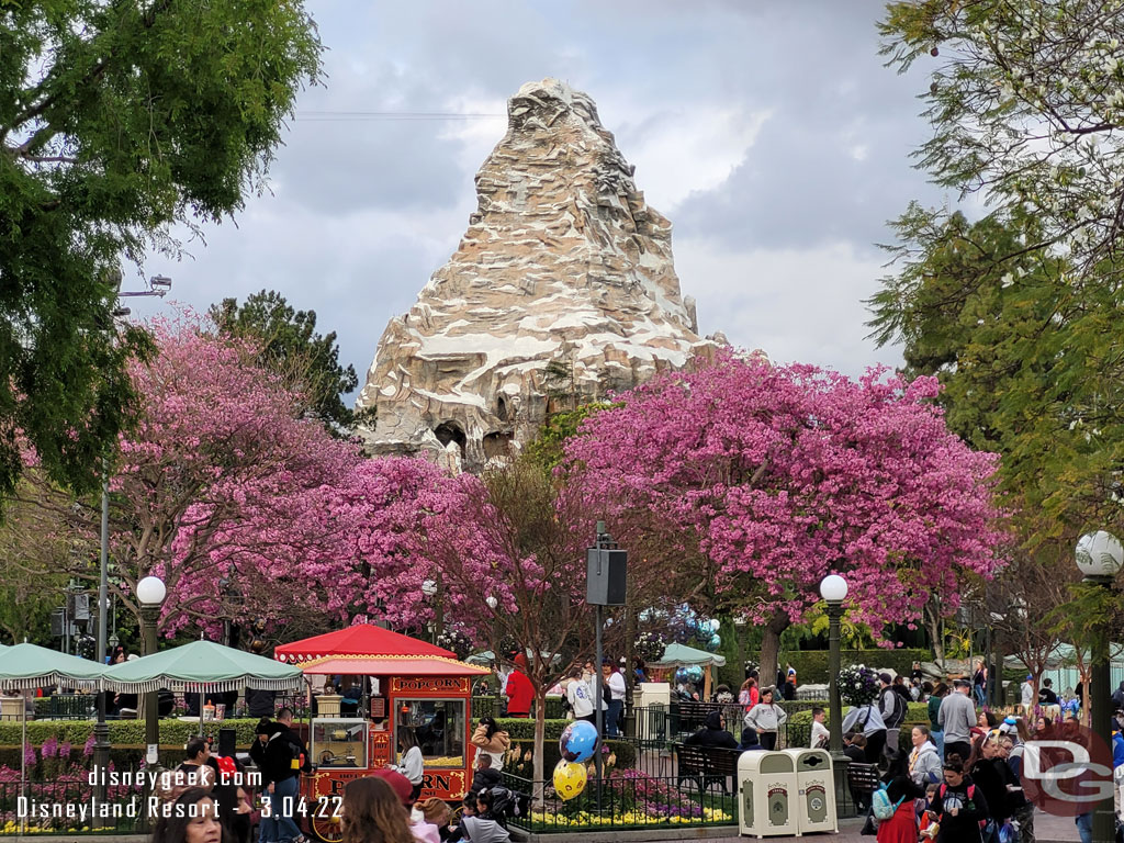 Disneyland Matterhorn on this spring afternoon.