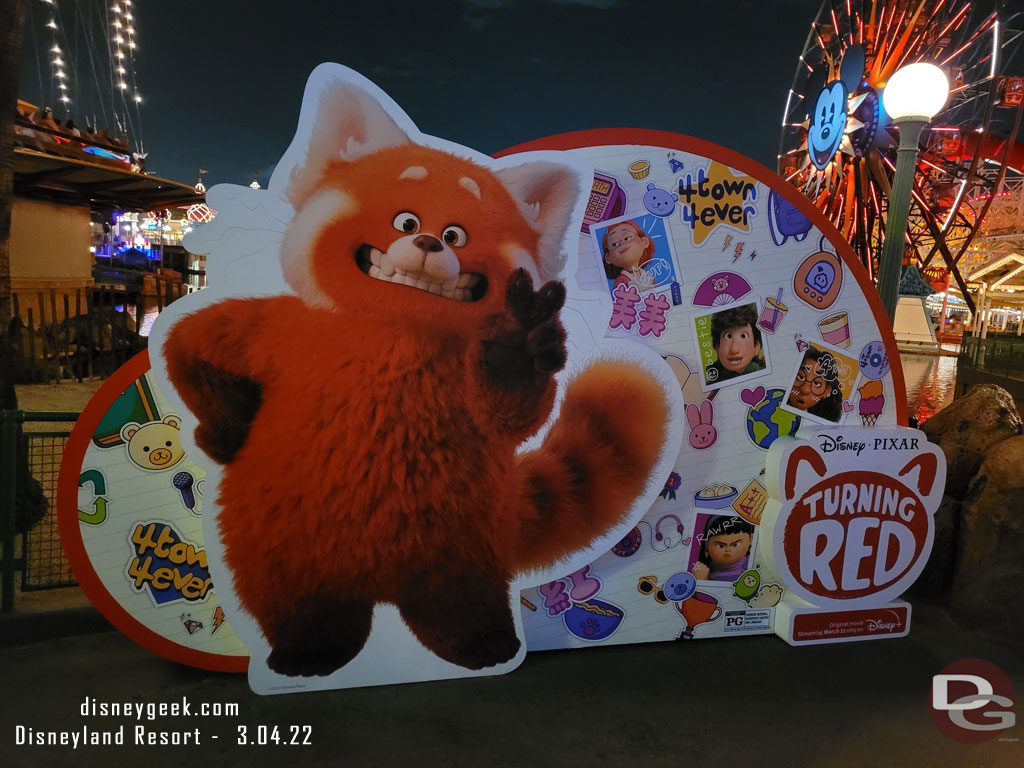 Turning Red has a photo op out by Jumpin Jellyfish.