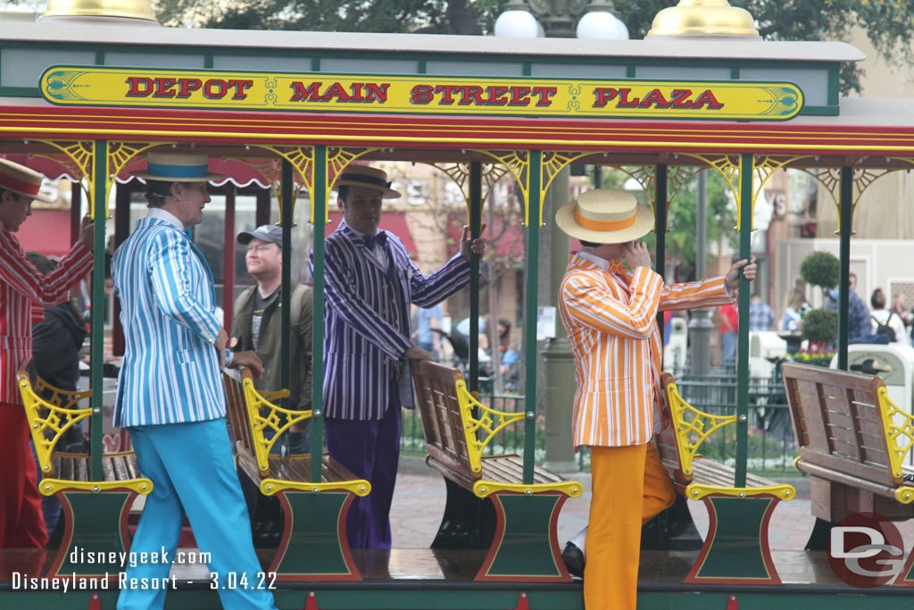 As I reached Town Square the Dapper Dans were rolling by.