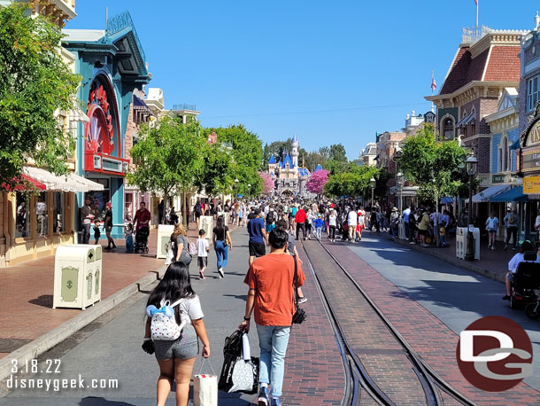 Main Street USA at 11:00am