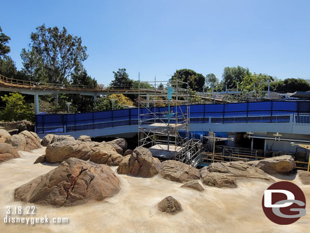 Passing over the Finding Nemo Submarine Voyage lagoon now.