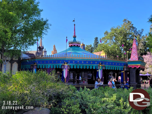 A wider view of the Royal Theatre in Fantasy Faire.