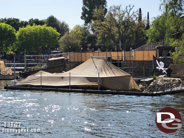 Fantasmic renovations continue.  The show will return on May 28th.