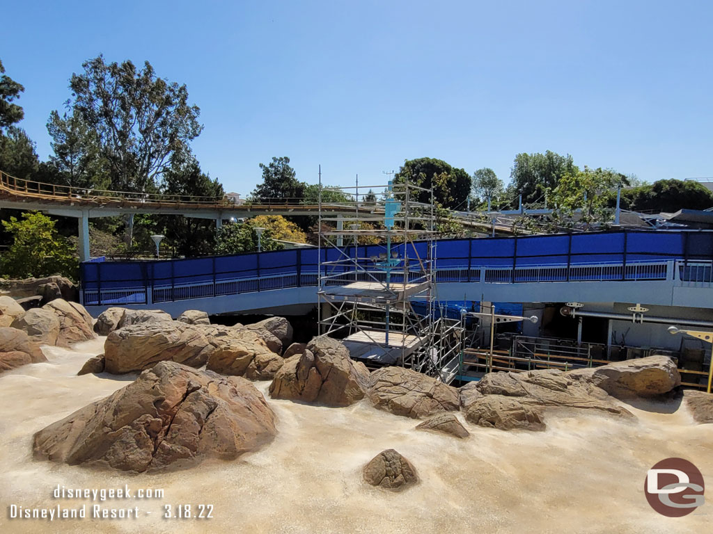 Passing over the Finding Nemo Submarine Voyage lagoon now.