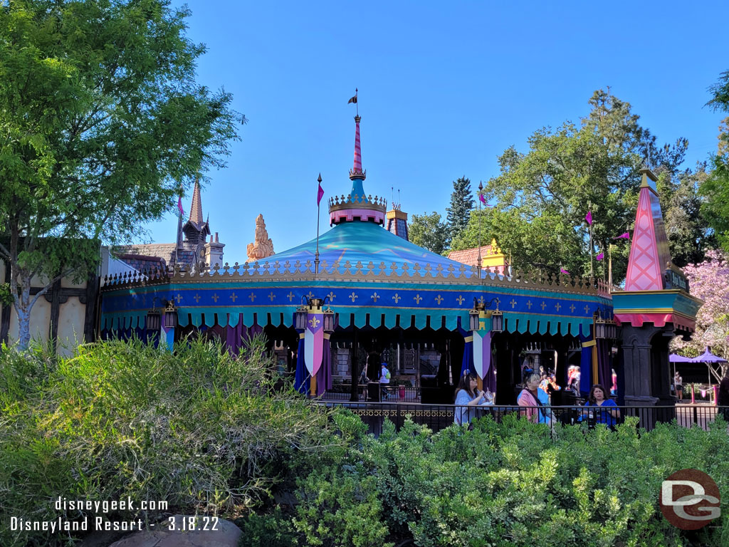 A wider view of the Royal Theatre in Fantasy Faire.