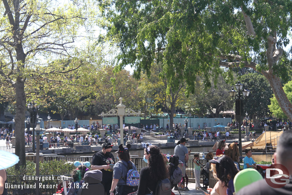 Walls up throughout New Orleans Square.  I will circle back to check them out later.