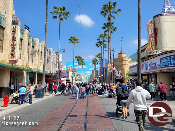 Hollywood Blvd at 2:16pm