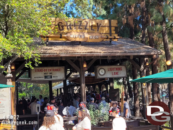 Grizzly River Run has returned from renovation since my last visit.