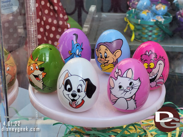 A better look at the prizes for the egg hunts.