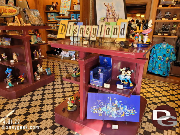 Stopped by the Disney Gallery. They have a few WDW 50th items.