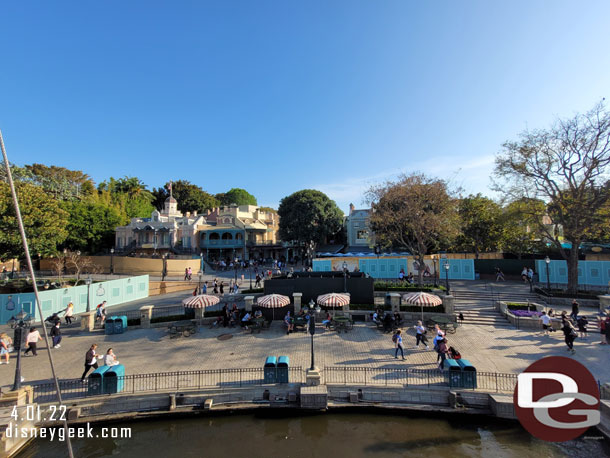 A wider view of New Orleans Square