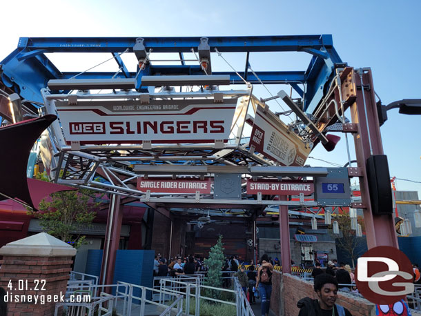 Single rider has been added to WEB Slingers since my last visit