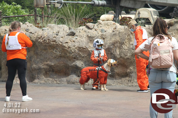 This family was ready for their Star Wars adventure.