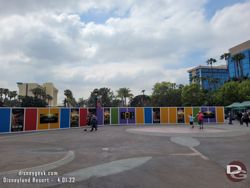 A look at where the former buildings once stood.  This is the west side where Earl of Sandwich used to be.