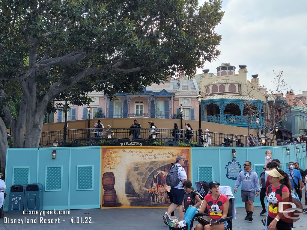 With the trees gone you see more of the facade now.