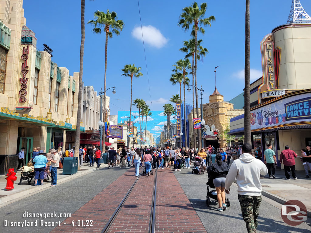 Hollywood Blvd at 2:16pm