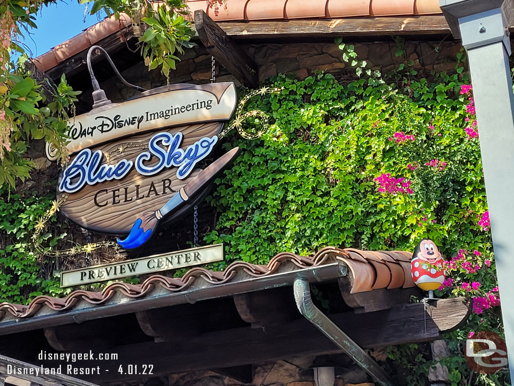 Minnie Mouse at the Blue Sky Cellar