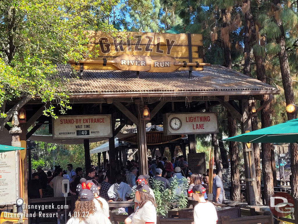 Grizzly River Run has returned from renovation since my last visit.