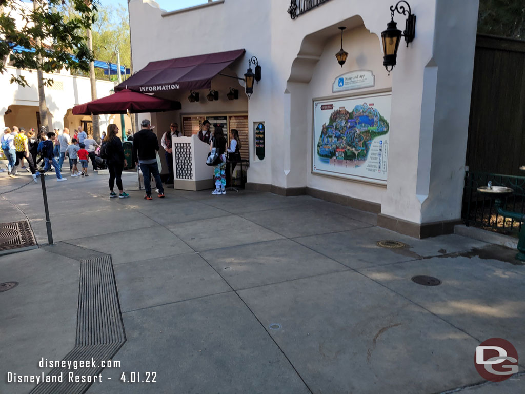 The map near guest relations has been updated since the last time I noticed.