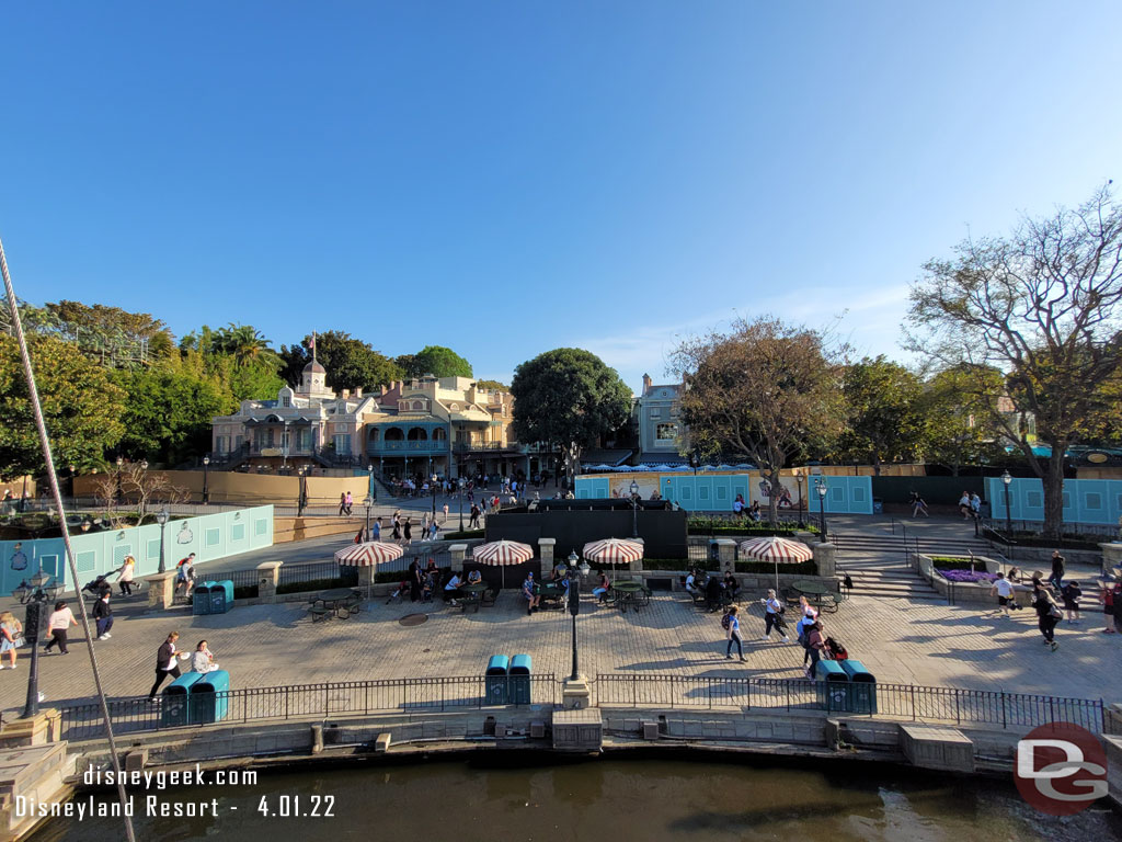 A wider view of New Orleans Square