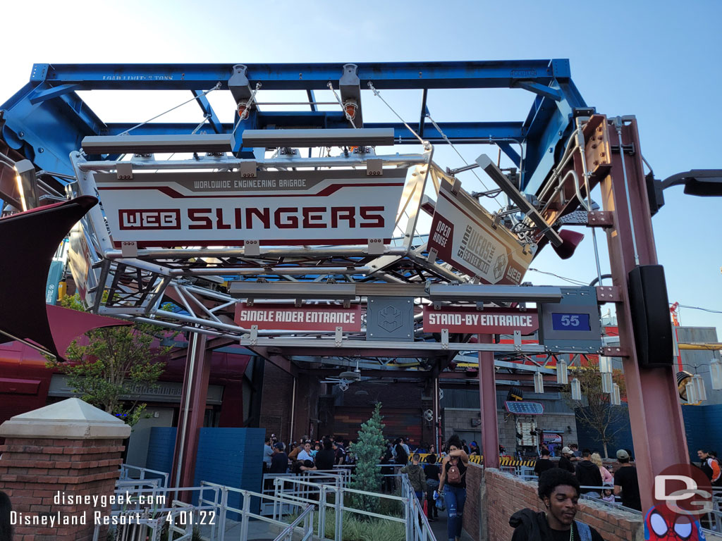 Single rider has been added to WEB Slingers since my last visit