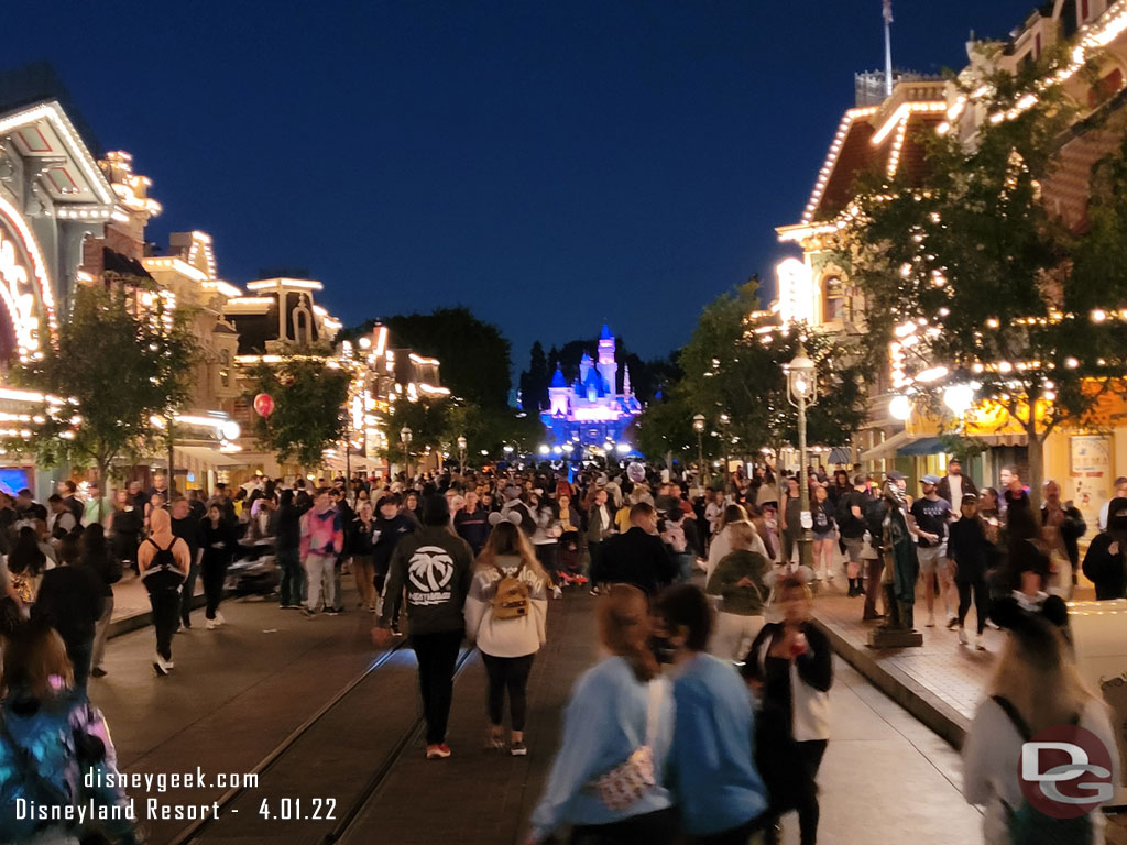 7:52pm - Main Street USA