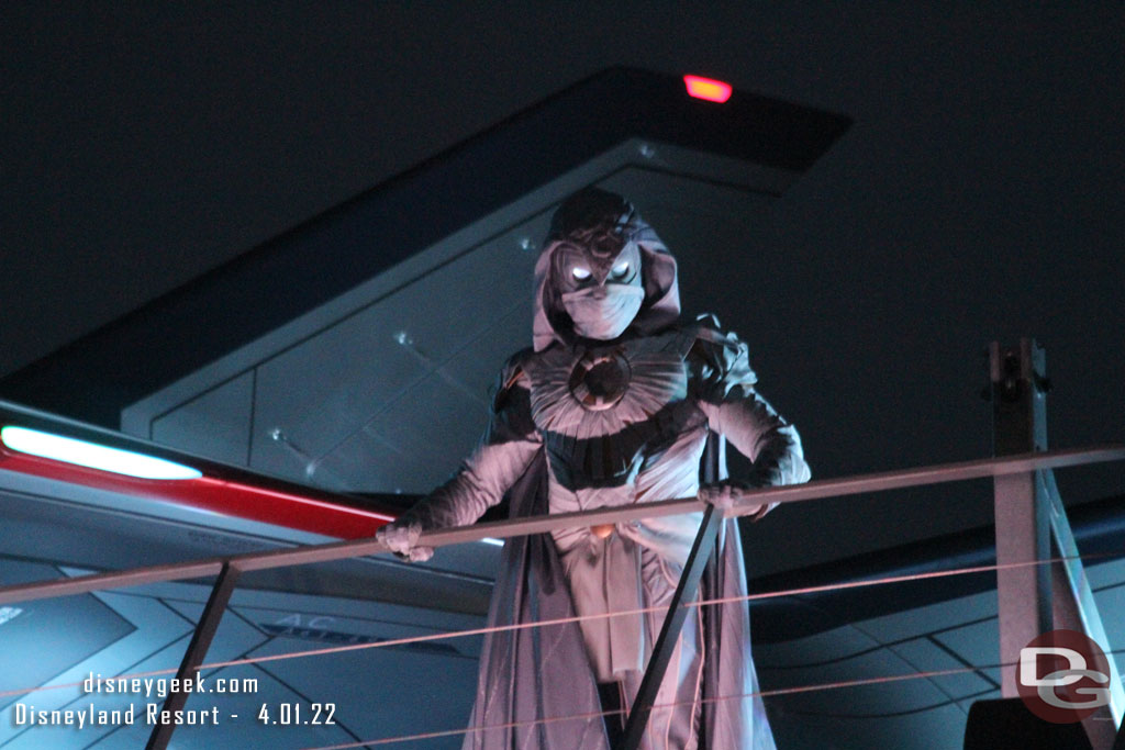 Moon Knight in Avengers Campus at Disney California Adventure