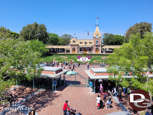The Main Entrance to Disneyland