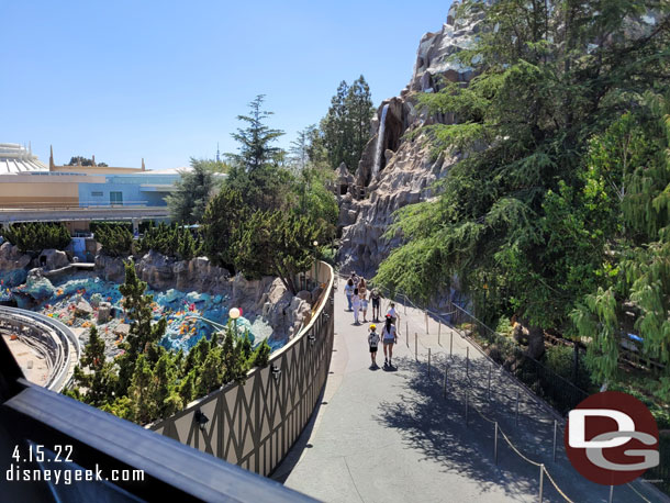 The Matterhorn was down and queue emptied.