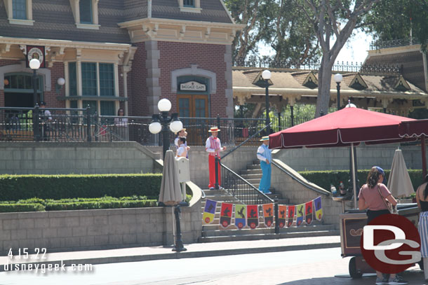 The Dapper Dans performing in Town Square