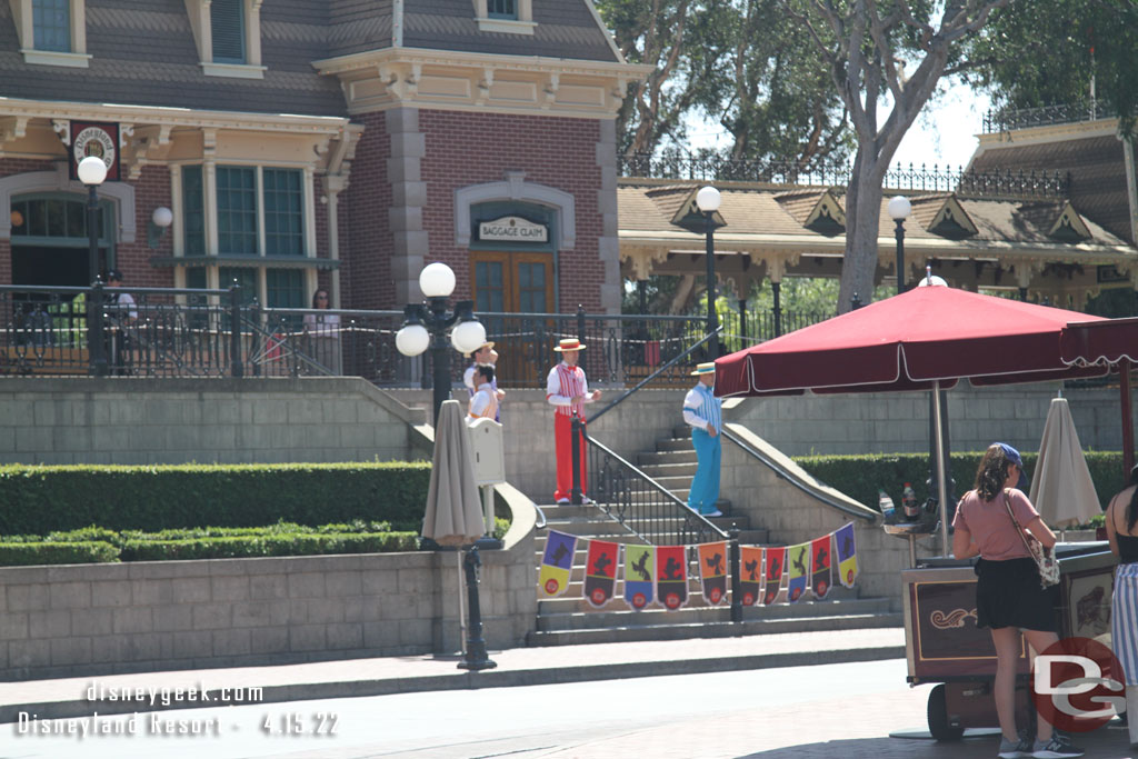 The Dapper Dans performing in Town Square