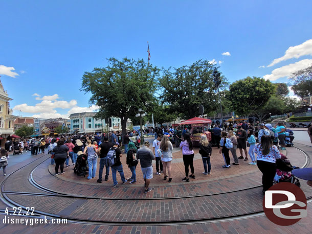 The lines for Popcorn Buckets and sippers were extremely long with today being the first day for them.