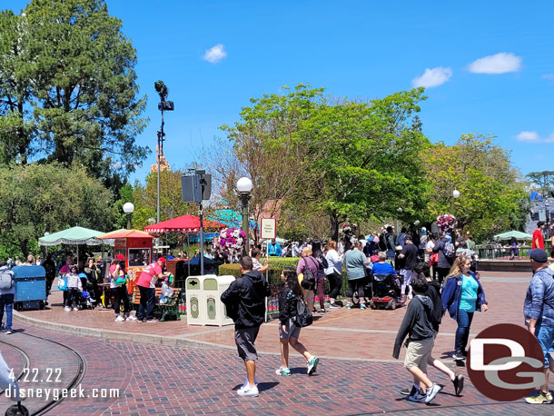 The hub popcorn line was just as long