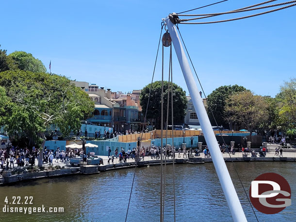 Checking out New Orleans Square from the Mark Twain Riverboat.