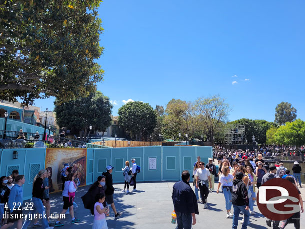 Walking toward New Orleans Square to see it from ground level.