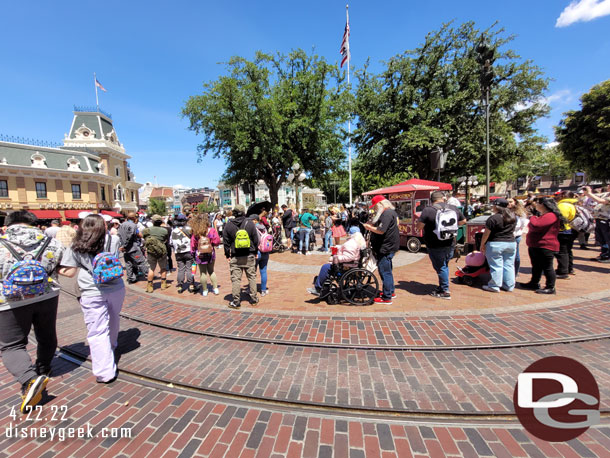 Still a long queue in Town Square