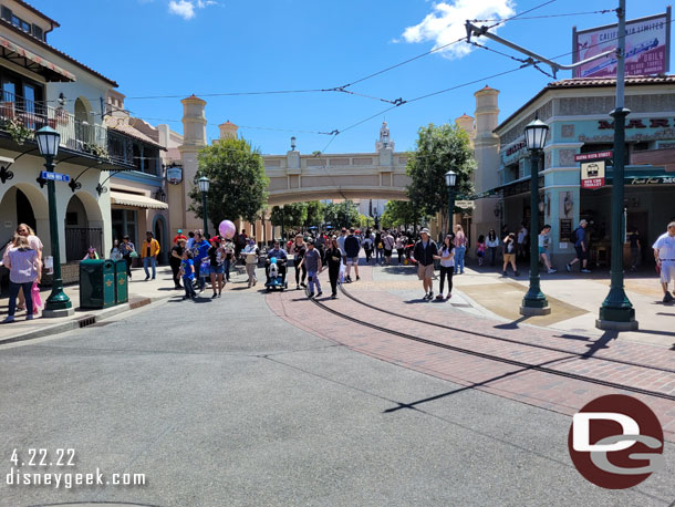 Buena Vista Street at 1:44pm