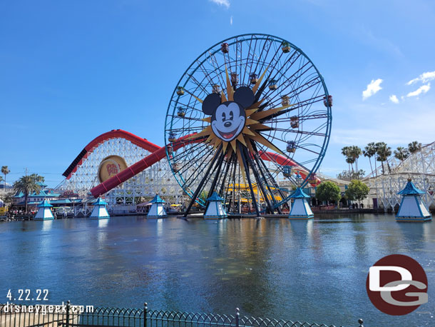 World of Color returns this evening.  All is quiet this afternoon.