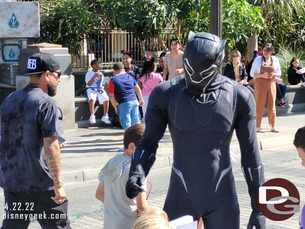 The Black Panther was out near Guardians.