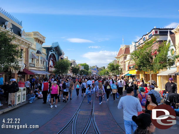 4:59pm - Main Street USA