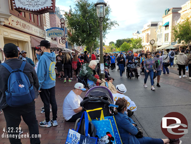 Back out on Main Street USA