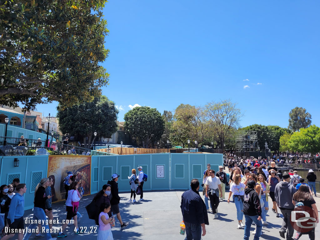 Walking toward New Orleans Square to see it from ground level.