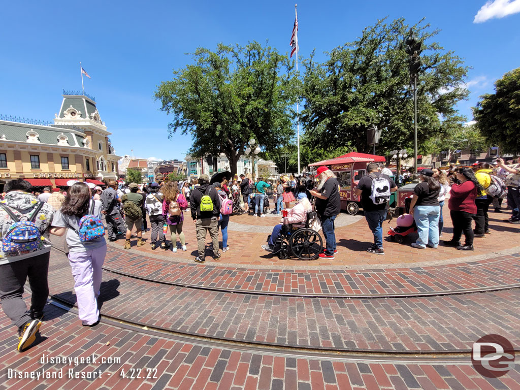 Still a long queue in Town Square