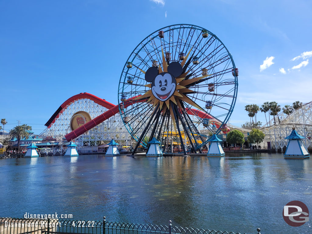 World of Color returns this evening.  All is quiet this afternoon.