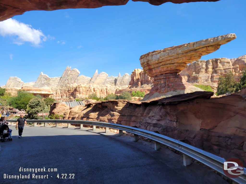 One of my favorite Disney Park views entering Ornament Valley from the Wharf.