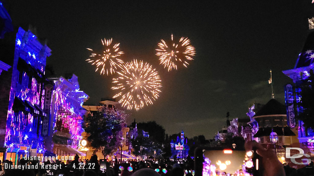 Mickey fireworks.